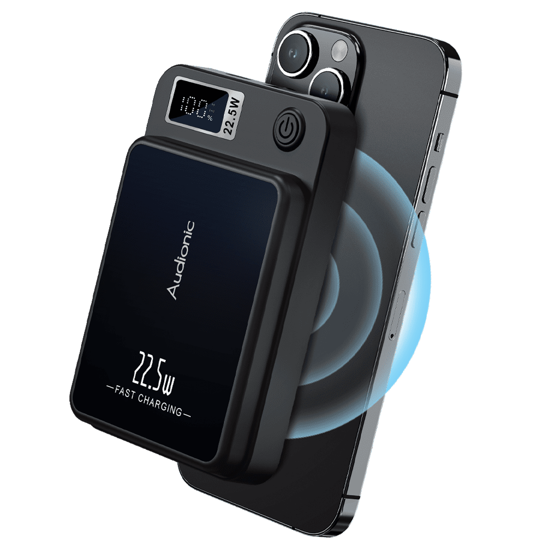 Magneto Wireless 10000 mAh Power Bank (Magnetic Battery Pack)