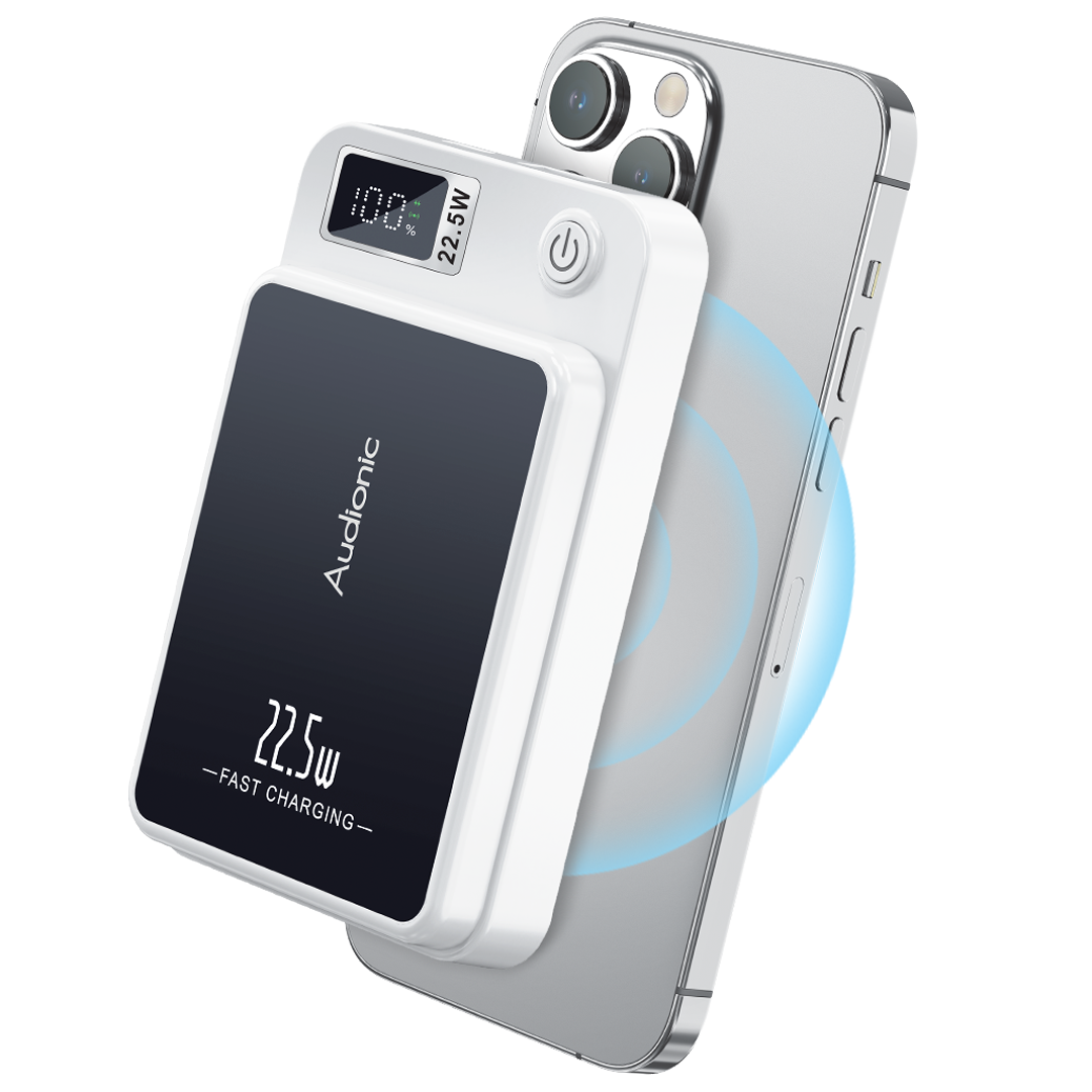 Magneto Wireless 10000 mAh Power Bank (Magnetic Battery Pack)