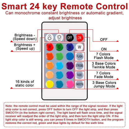 LED Strip SMD With Remote Control 5 meter length